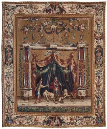 The Tamers & The Offering to Bacchus - Beauvais Royal Manufactory - Galerie Hadjer